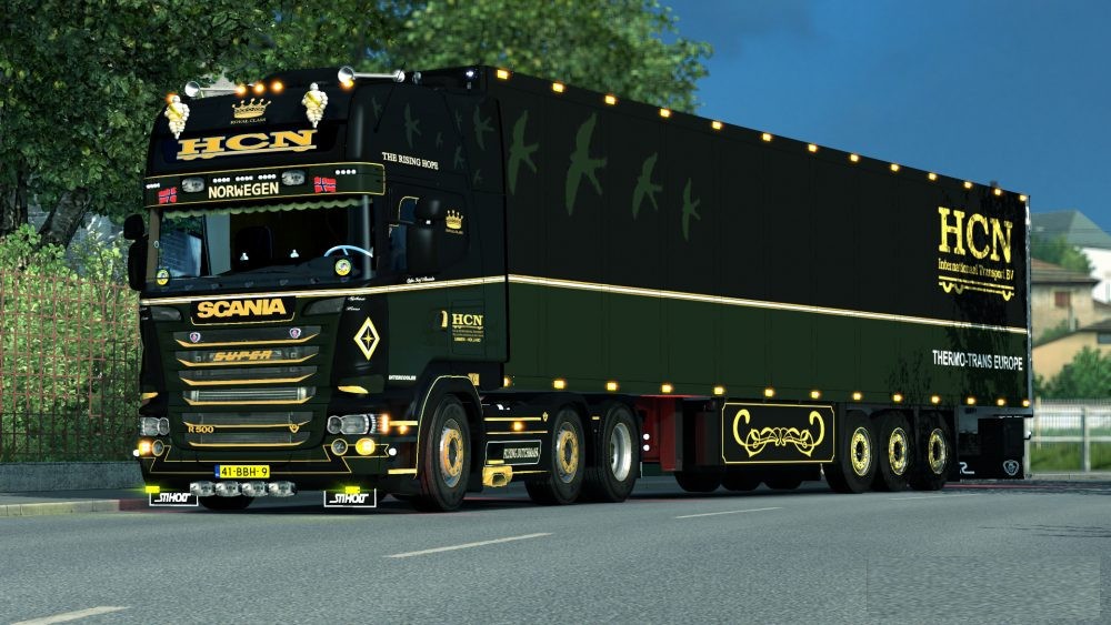 斯堪尼亚R500HCN+拖车