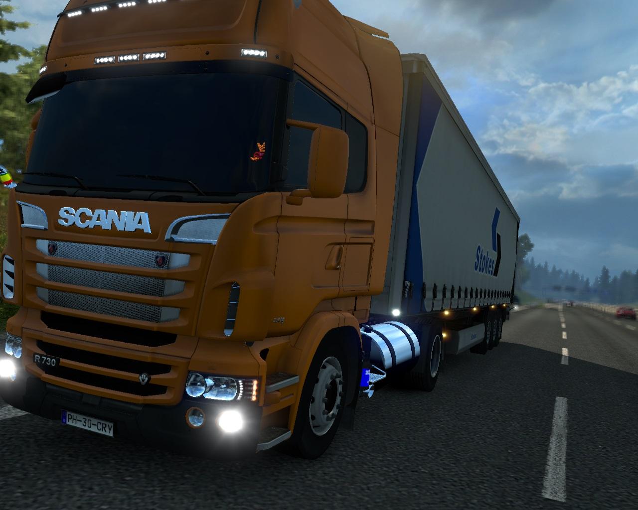 Euro Truck Simulator 2 Scania デコトラ MOD 使い