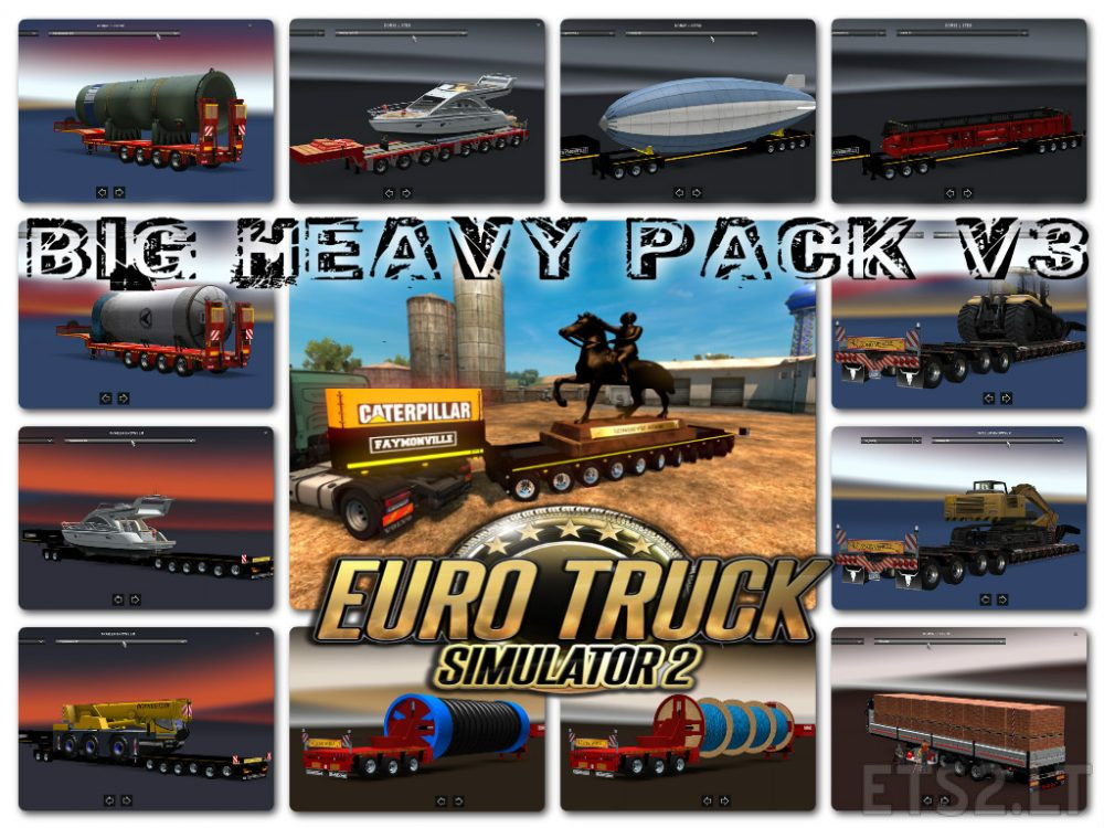 Addon For The Big Heavy Pack V3 From Blade1974 ETS2 Mods Euro Truck