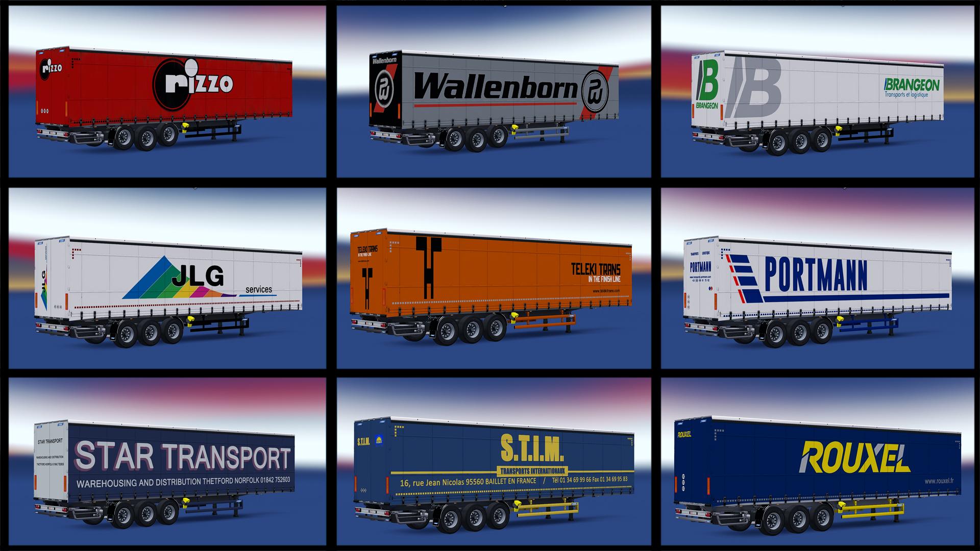 TRAILER PACK NARKO BY KRIISTOF V1 2 1 28 X ETS2 Mods Euro Truck