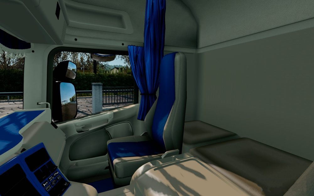 Scania RJL CMI 4 Series Blue Interior 1 28 X ETS2 Mods Euro Truck