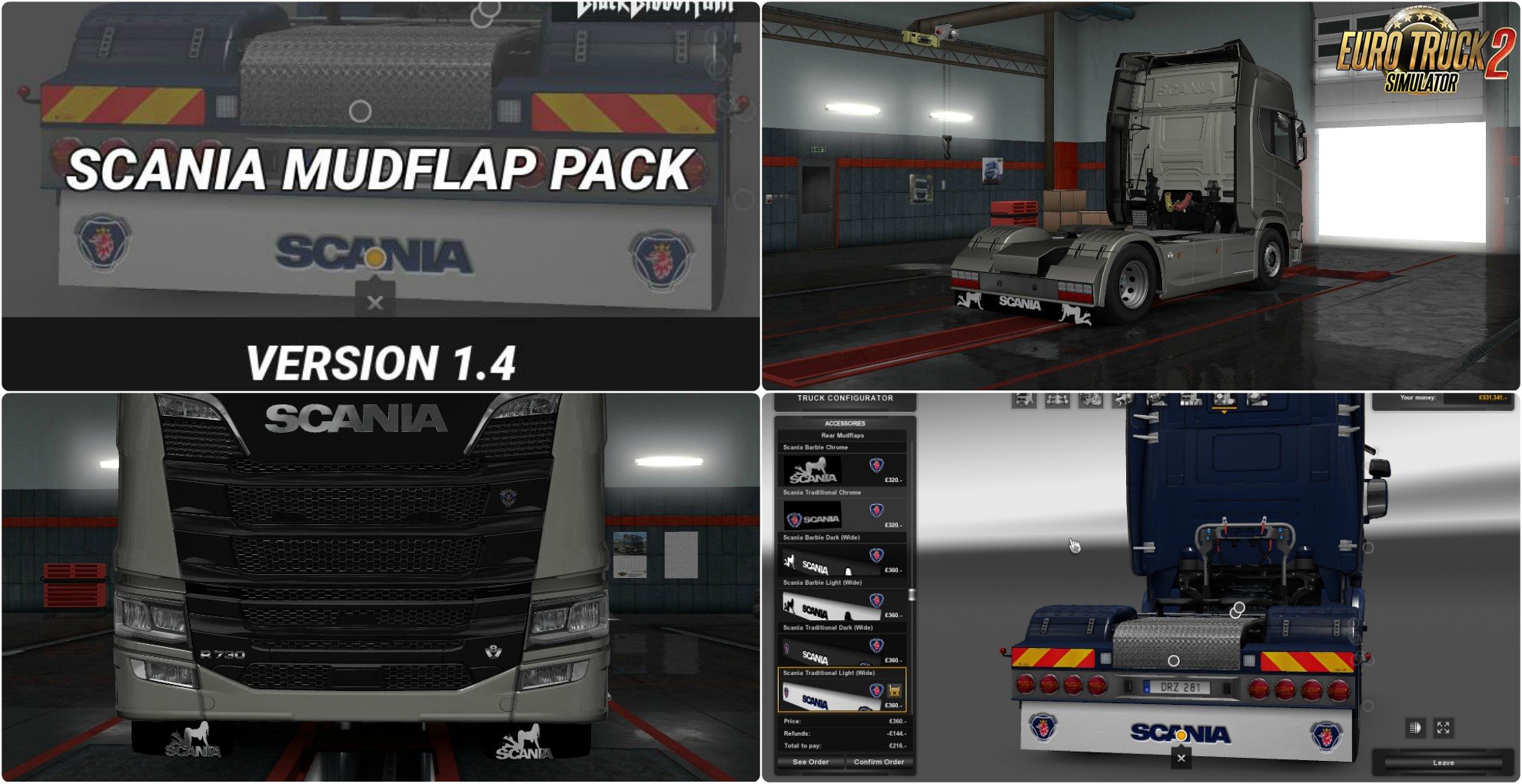 Scania Mudflap Pack V By BlackBloodRum X ETS Mods Euro Truck Simulator Mods