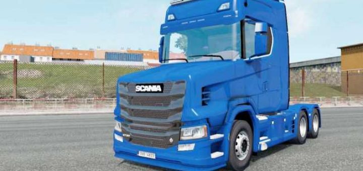 SCANIA RJL 4 SERIES TOPLESS HEDMARK TRANSPORT SKIN V1 0 ETS2 Mods