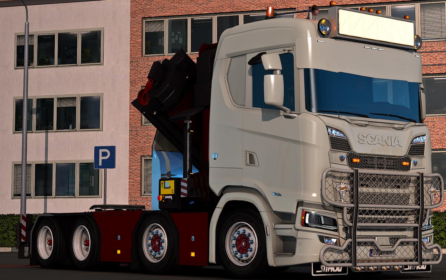 Scania Ng Cranechassis V Ets Mods Euro Truck Simulator Mods Ets Mods Lt