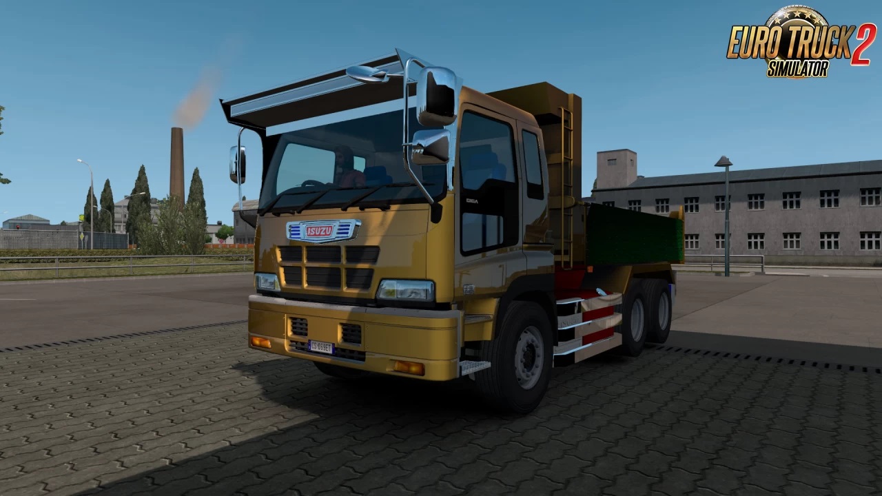 New Isuzu Giga Truck Interior V1 0 1 39 X ETS2 Mods Euro Truck