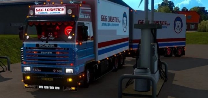 Scania R580 V8 M Vreugdenhil 1 43 ETS2 Mods Euro Truck Simulator