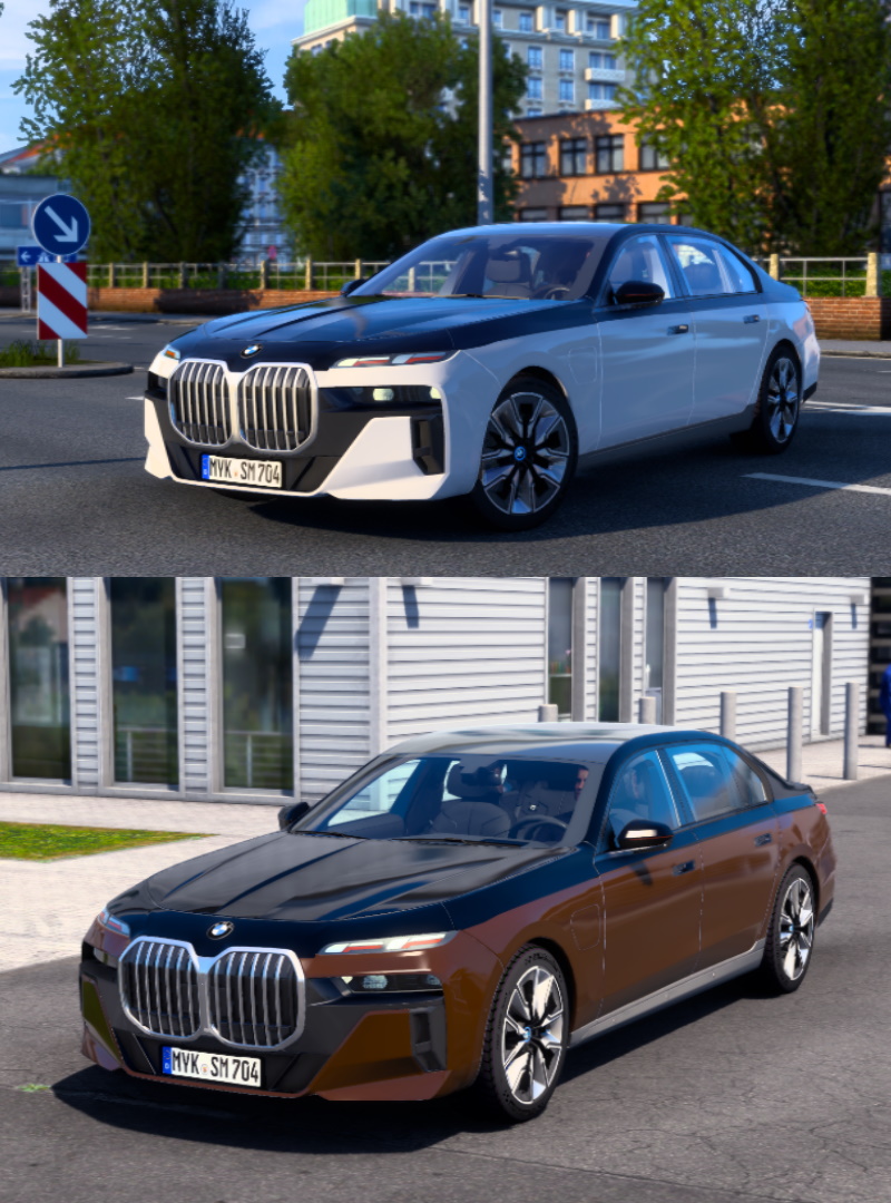 BMW i7 M70 (2024) 1.50 ETS2 mods Euro truck simulator 2 mods