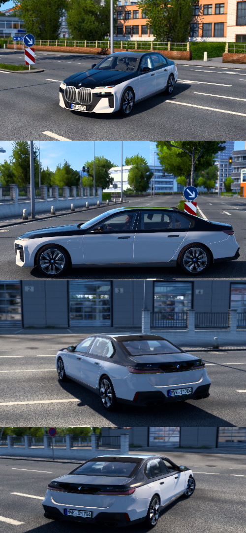 BMW i7 M70 (2024) 1.50 ETS2 mods Euro truck simulator 2 mods