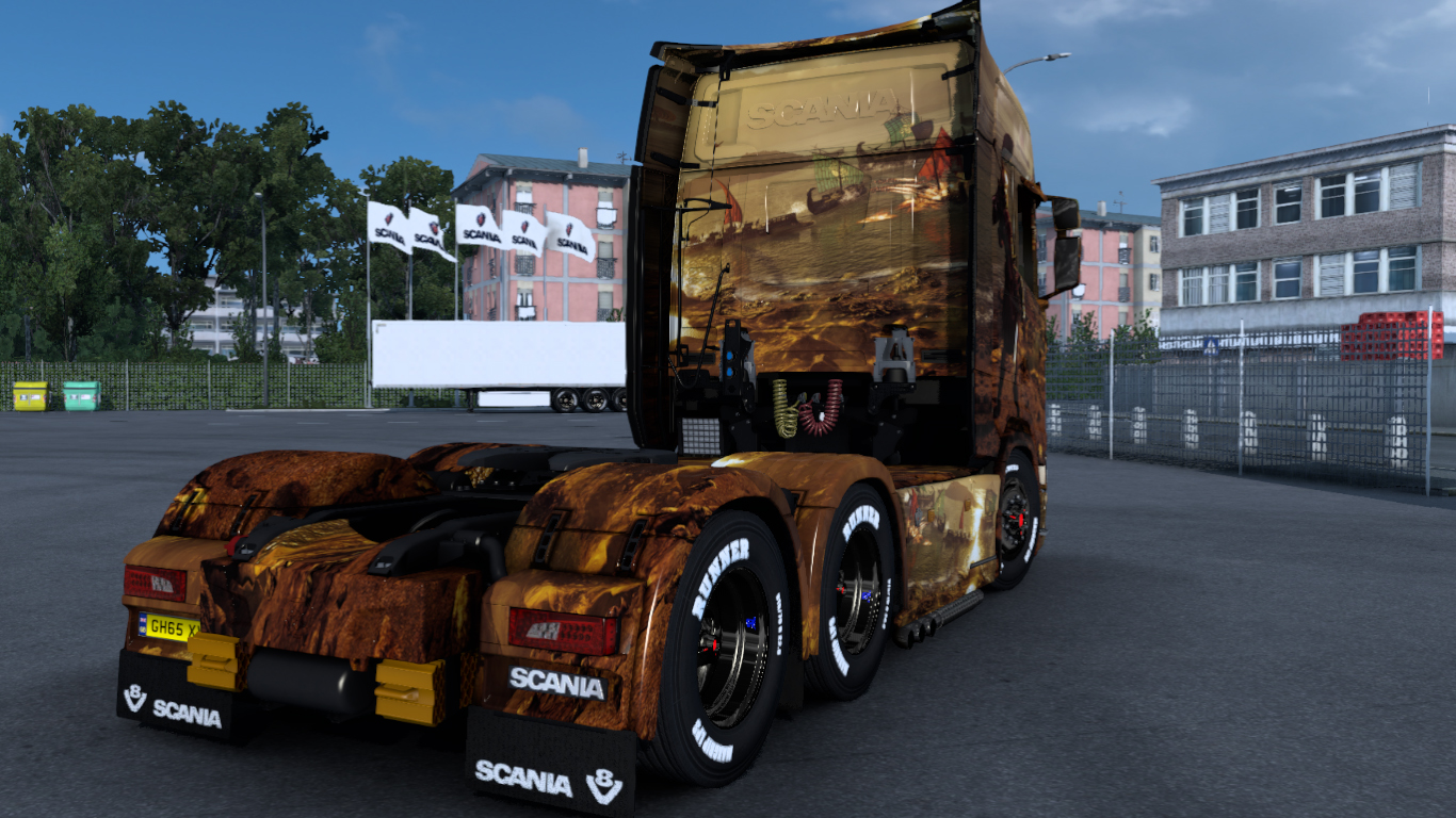 Scania Rs Rjl Longline Assassins Creed Skin Mod Euro