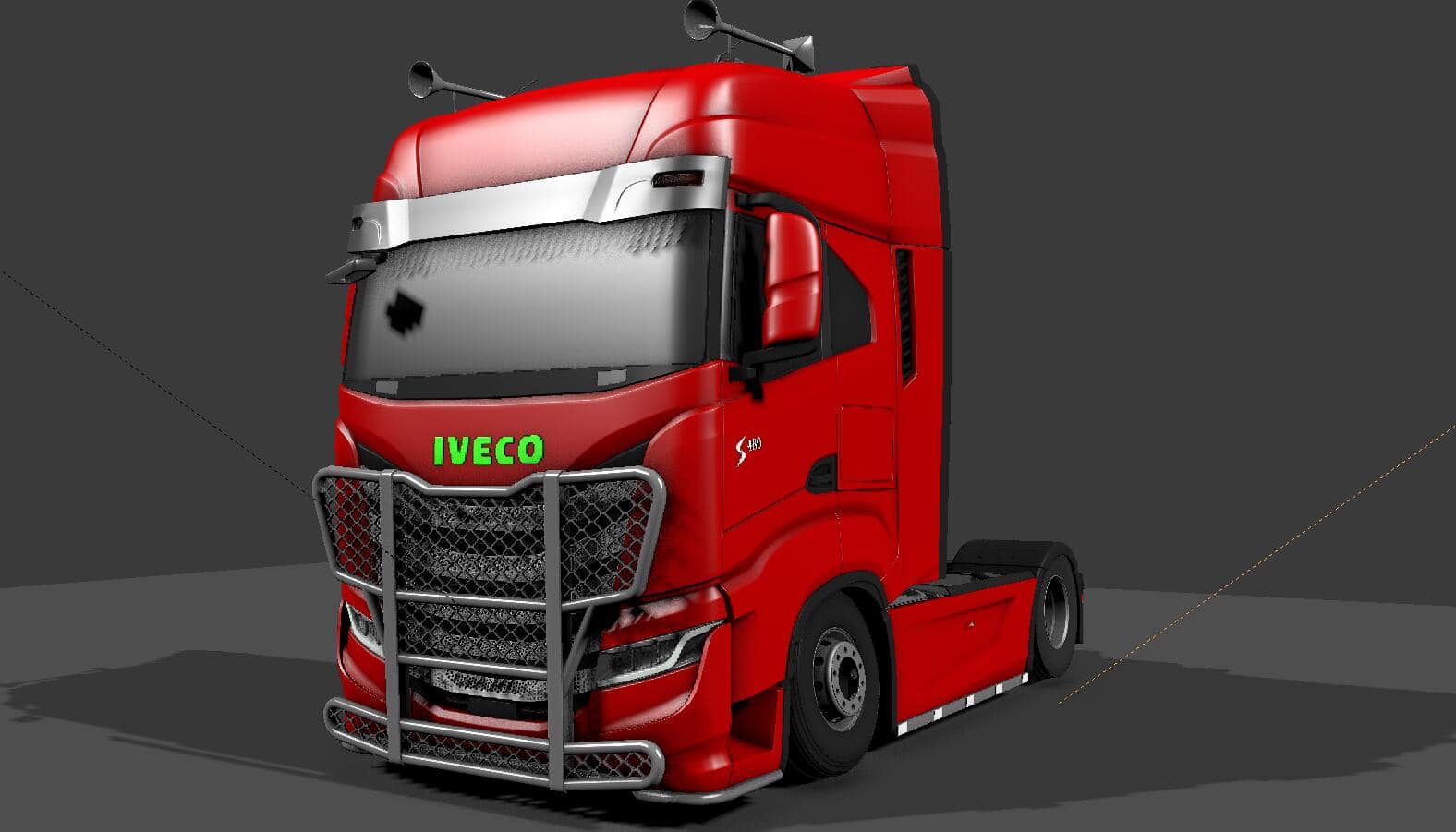 Iveco S-way realistic exterior and interior. V2.0 | ETS2 ...