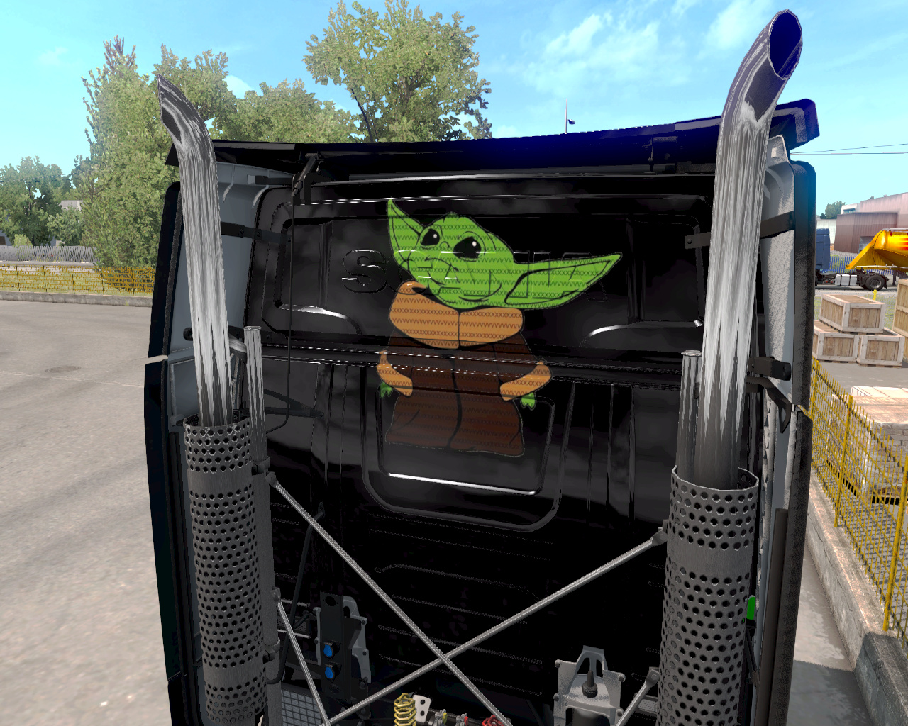 Yoda truck 1.35 to 1.38 +++ - ETS2 mods  Euro truck simulator 2 mods 