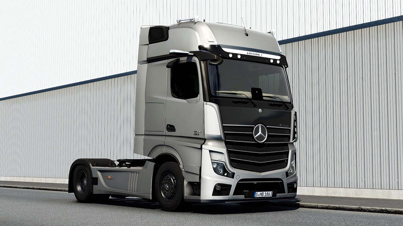 Mercedes Benz New Actros 2019 v1.47 - ETS2 mods download