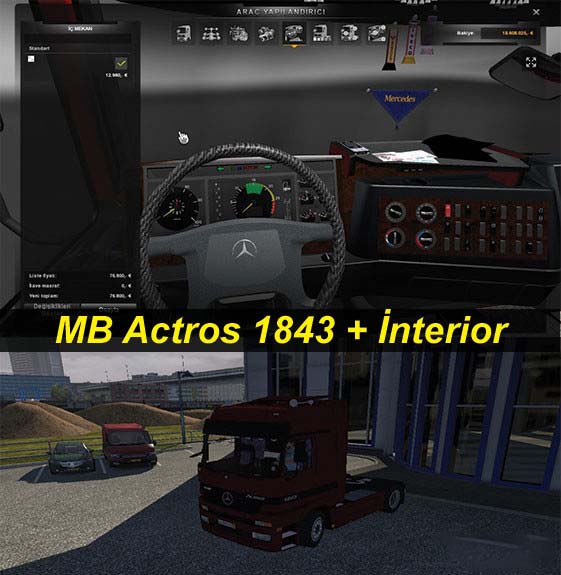 Mercedes 1843 ETS2 mods Euro truck simulator 2 mods