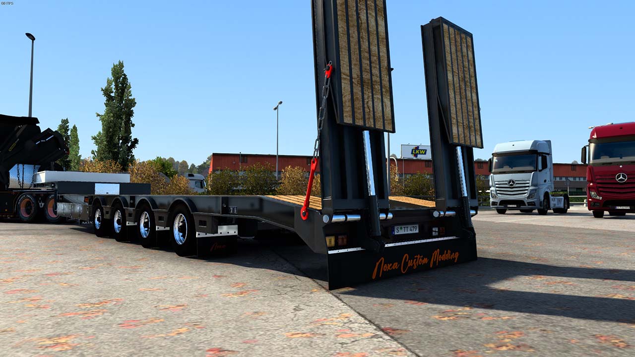 Noxa Custom Modding Zorzi Trailer + Dolly 1.49 - ETS2 mods | Euro truck ...