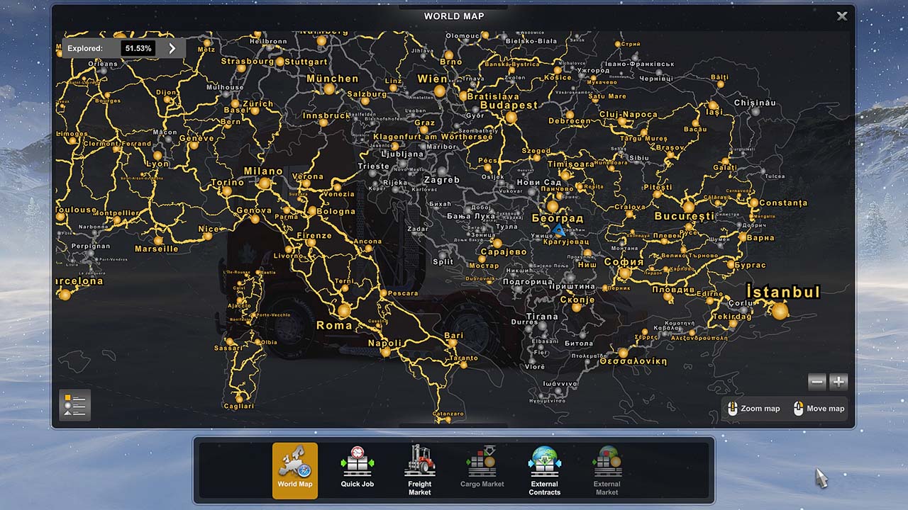 Promods 2.68 & West Balkans DLC Merge Quality Edition v1.1 1.49 - ETS2 ...