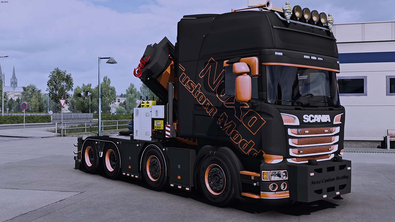 Noxa Custom Modding RJL Crane Chassis 1.49 - ETS2 mods | Euro truck ...