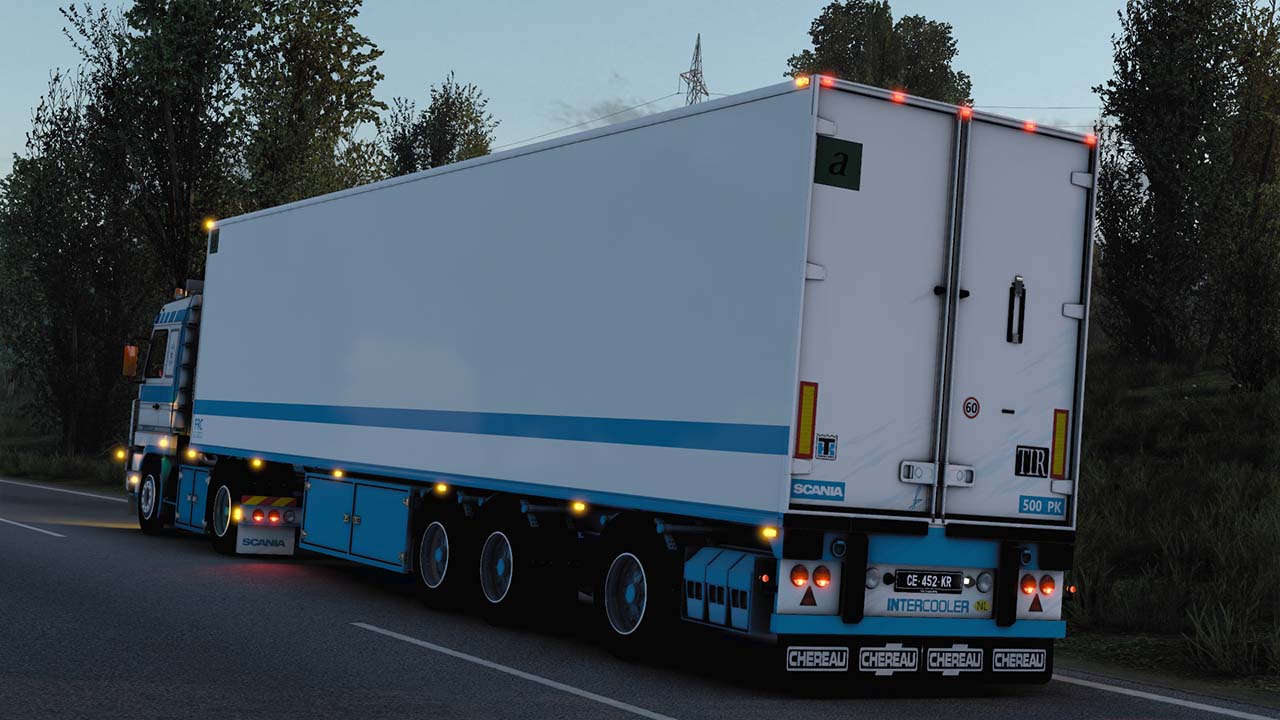 Scania 143M Ex PB KOK & Zn Holland Trailer v1.1 1.49 - ETS2 mods | Euro ...