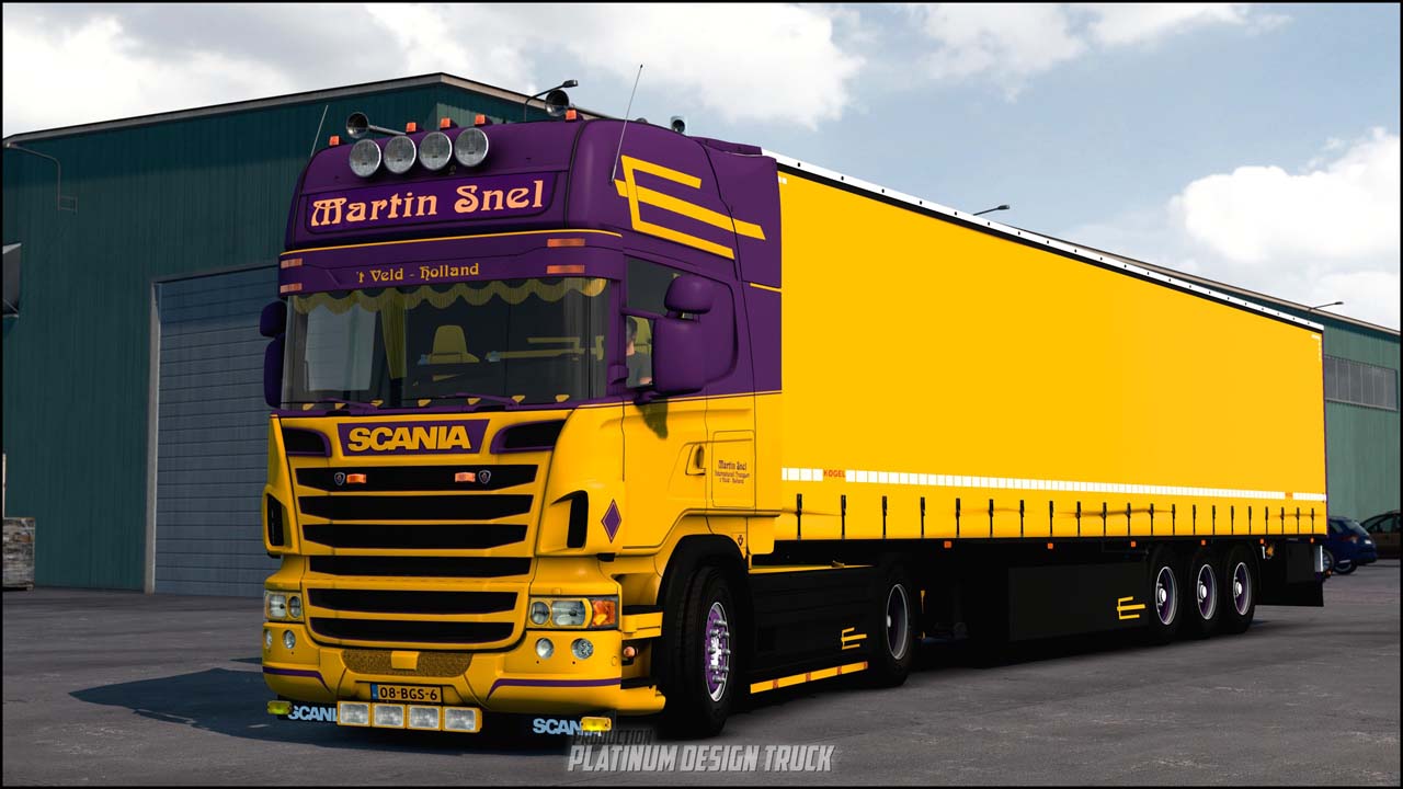 Scania R450 + Trailer Martin Snel v7 1.49 - ETS2 mods | Euro truck ...