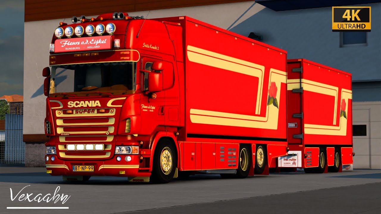 Scania R620 Fleurs Edition v2.0 1.49 - ETS2 mods | Euro truck simulator ...