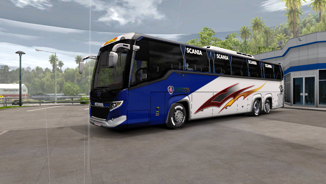 scania touring bus mod ets2