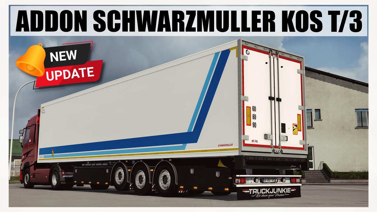 Schwarzmuller KOS T3/E by Gloover v1.1 1.50 - ETS2 mods download