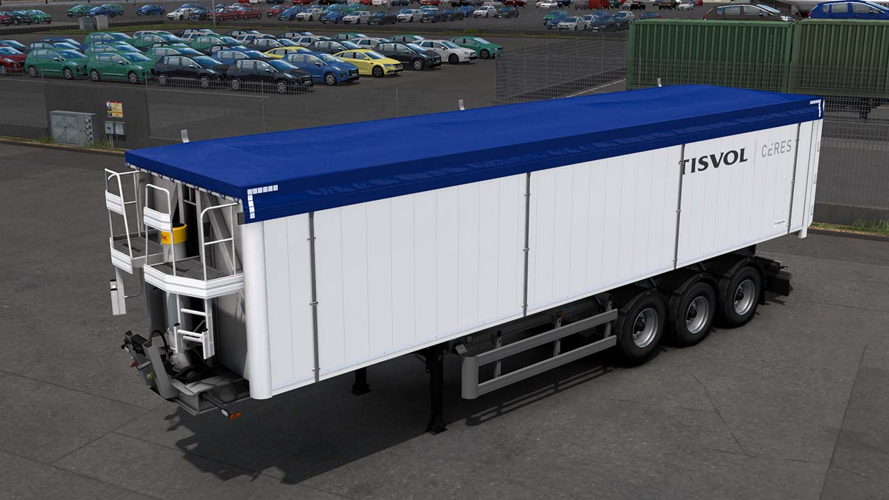 Tisvol Tipper Trailer by Kast v1.1.4 1.49 - ETS2 mods | Euro truck ...