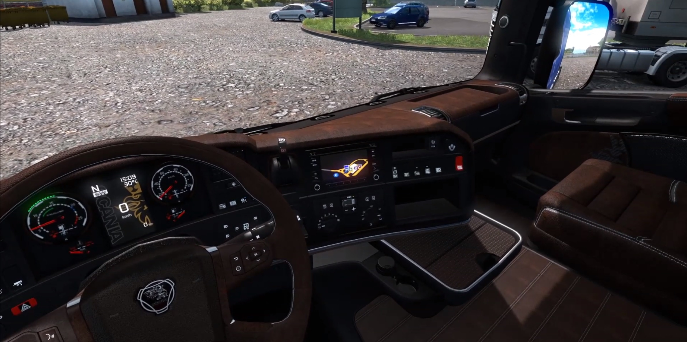 Scania Rjl Black Brown Interior V4 0 1 36 X Ets2 Mods Euro Truck Simulator 2 Mods Ets2mods Lt