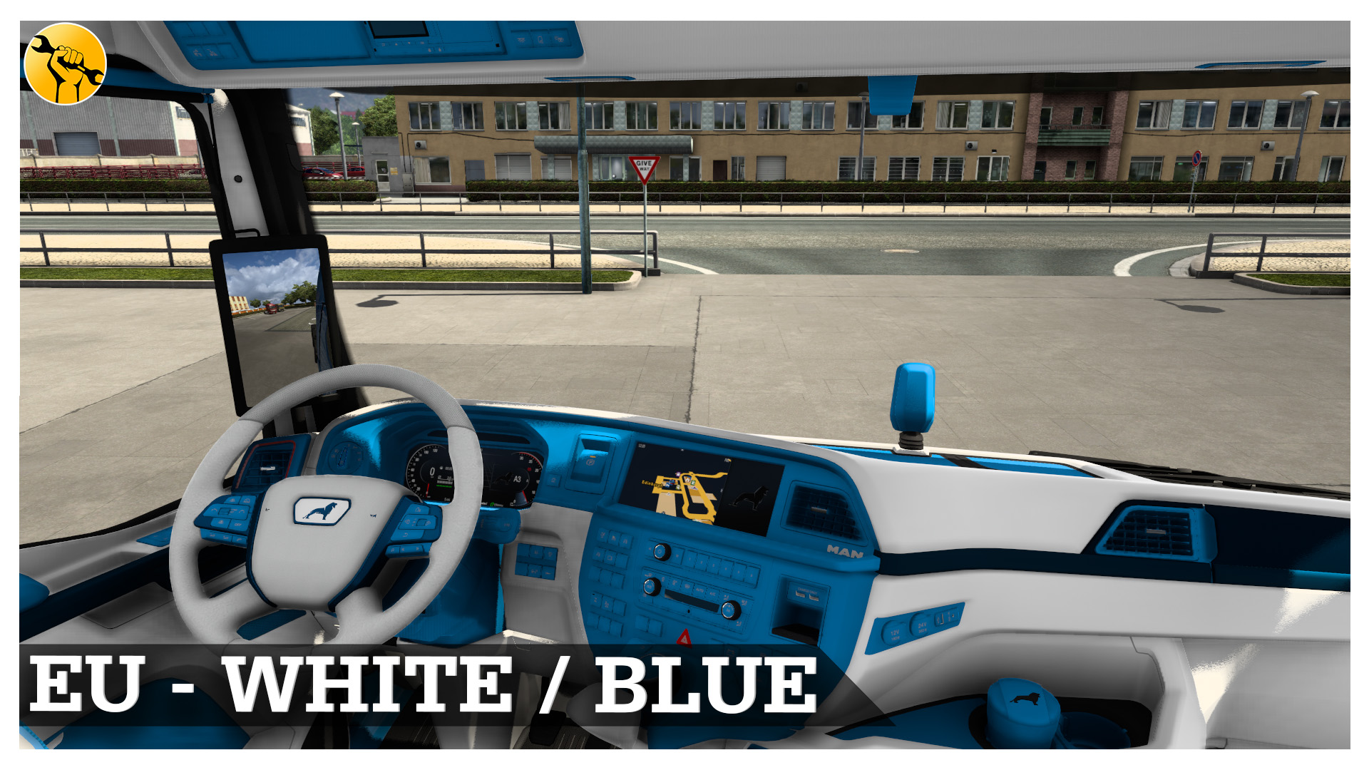 Insanux MAN 2020 Interior - ETS2 mods  Euro truck simulator 2 mods 