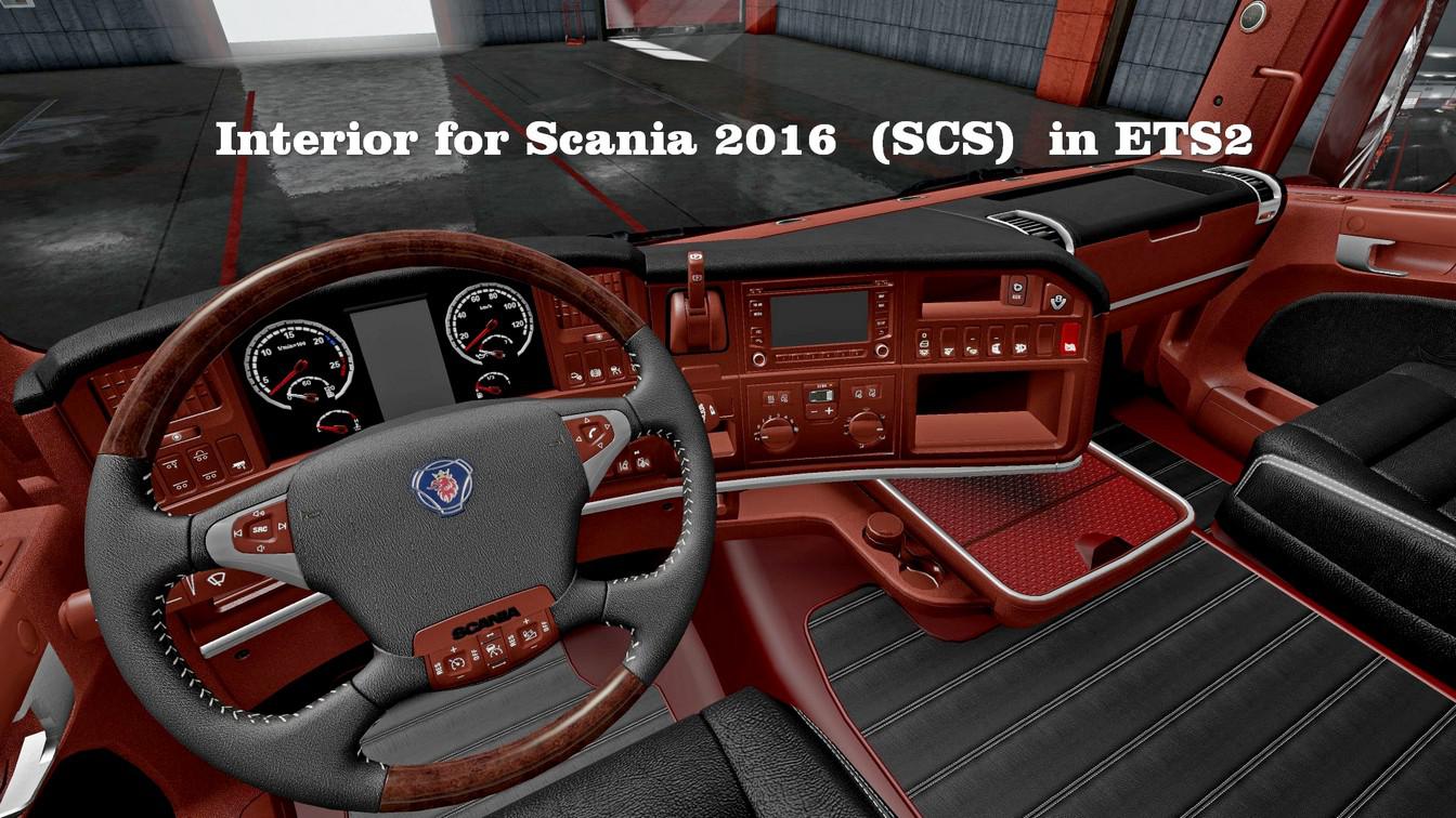 Interior For Scania 2016 1 34 X Ets2 Mods Euro Truck