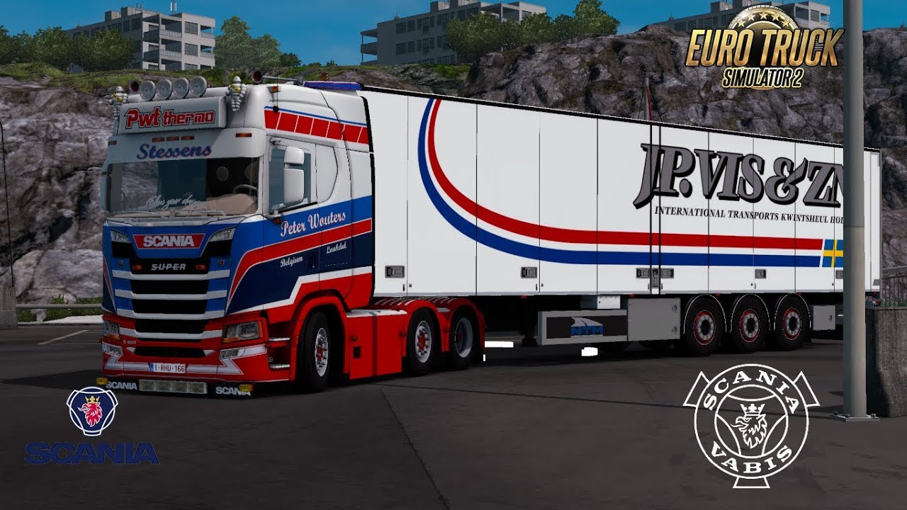 Scania PWT Thermo Stessens & Trailer – 1.32.x - ETS2 mods download