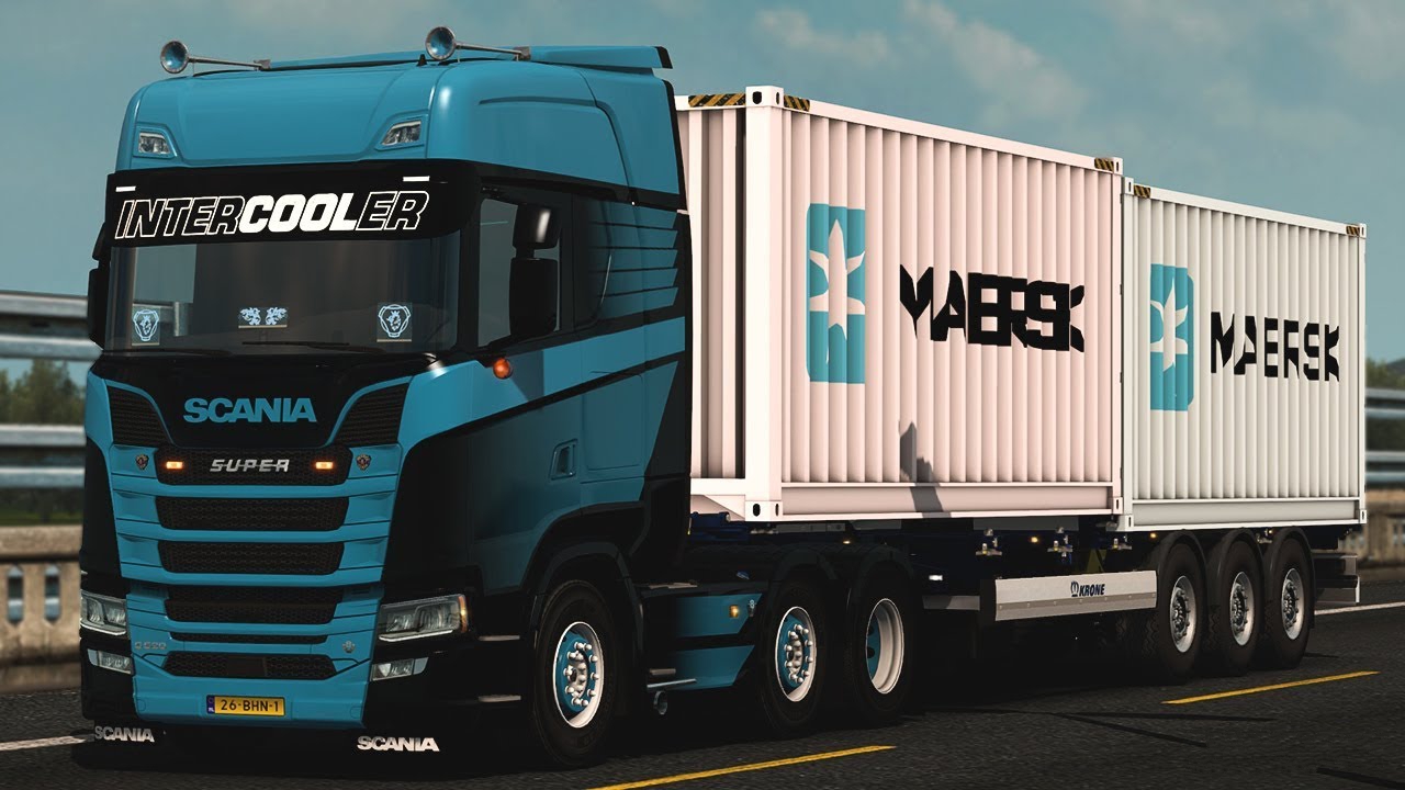 Krone Container 2x20ft 1.32 - ETS2 mods | Euro truck simulator 2 mods ...