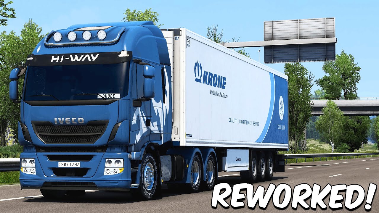 Iveco Hi-Way Reworked v3.9 - ETS2 mods  Euro truck simulator 2 mods 