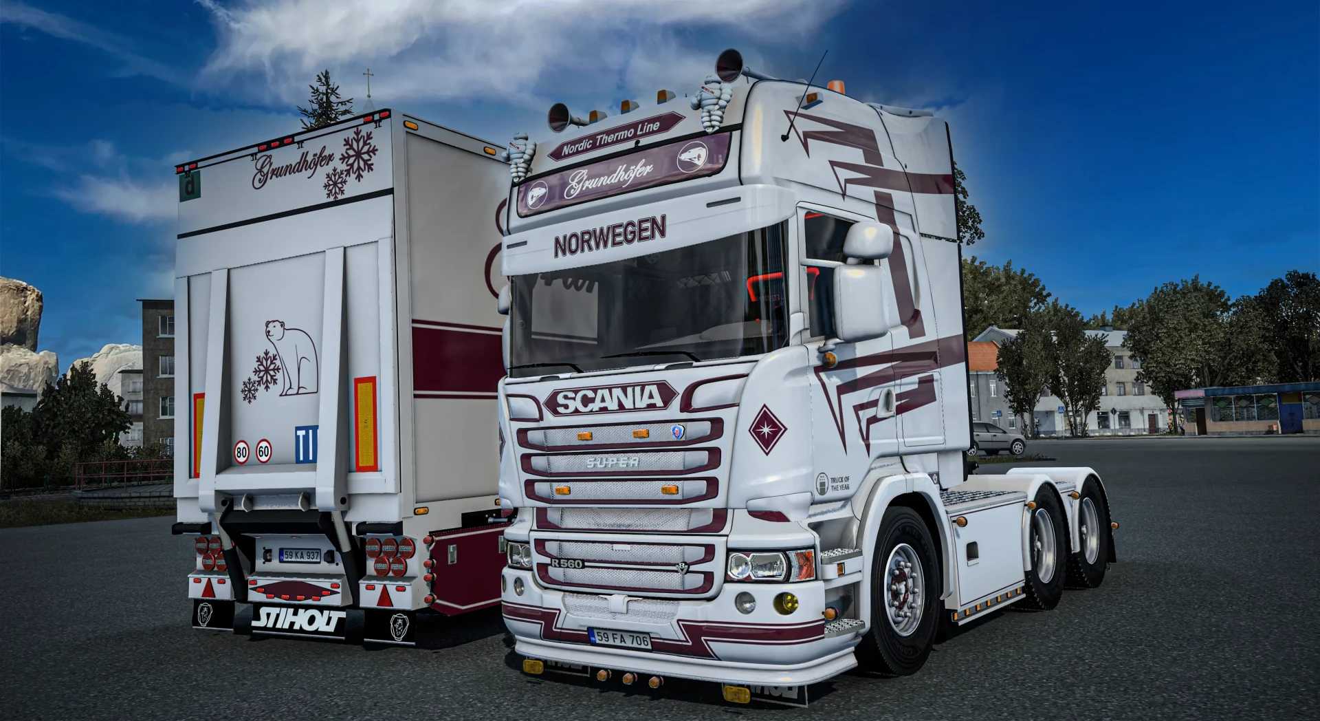 Scania 6 Series R560 Megamod + Hartmann Trailer - 1.49 - ETS2 mods | Euro  truck simulator 2 mods - ETS2MODS.LT