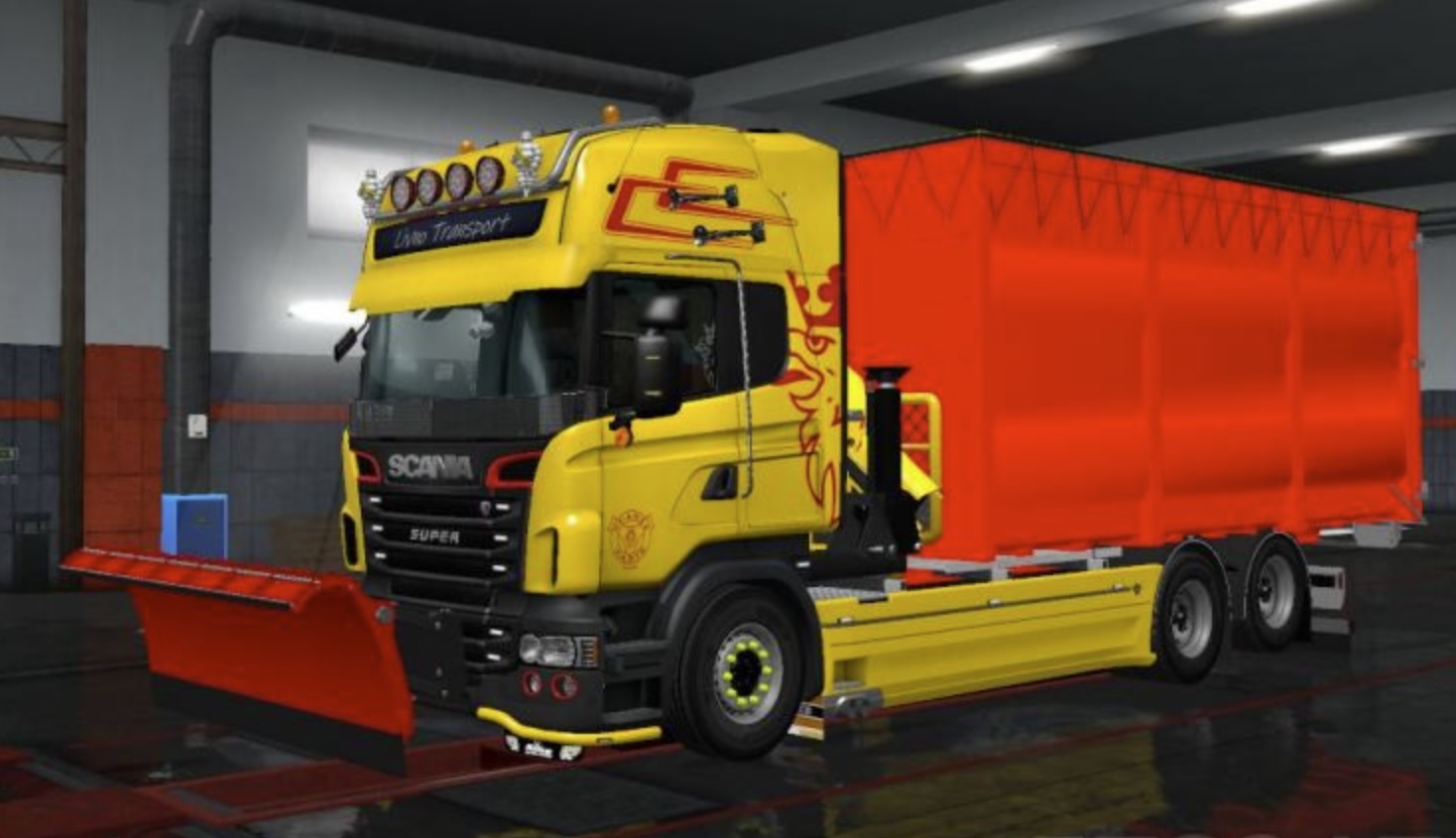 Snow Plow v1.1 by Teklic [1.36.x] | ETS2 mods | Euro truck ...