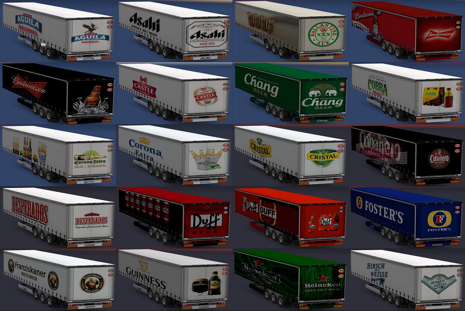 Trailers of world beer brands - ETS2 mods | Euro truck simulator 2 mods ...