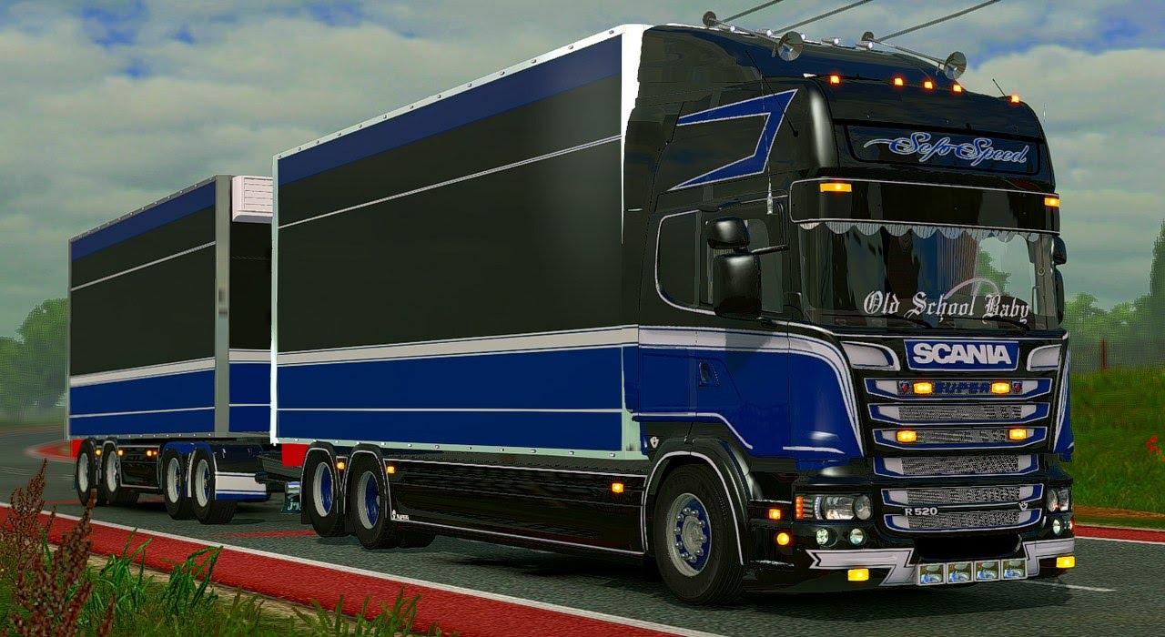 SCANIA ROBERT VDLINDEN TANDEM | ETS2 mods | Euro truck simulator 2 mods ...