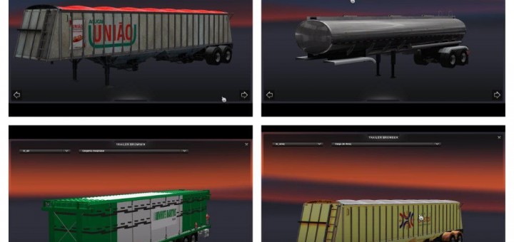 Heavy Cargo Trailers Pack For Russian Open Spaces Map ETS Mods Euro Truck Simulator Mods