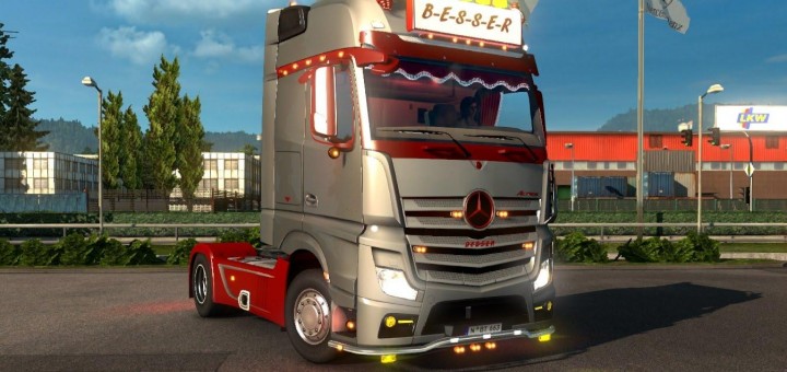 Sun Visor Actros mp4