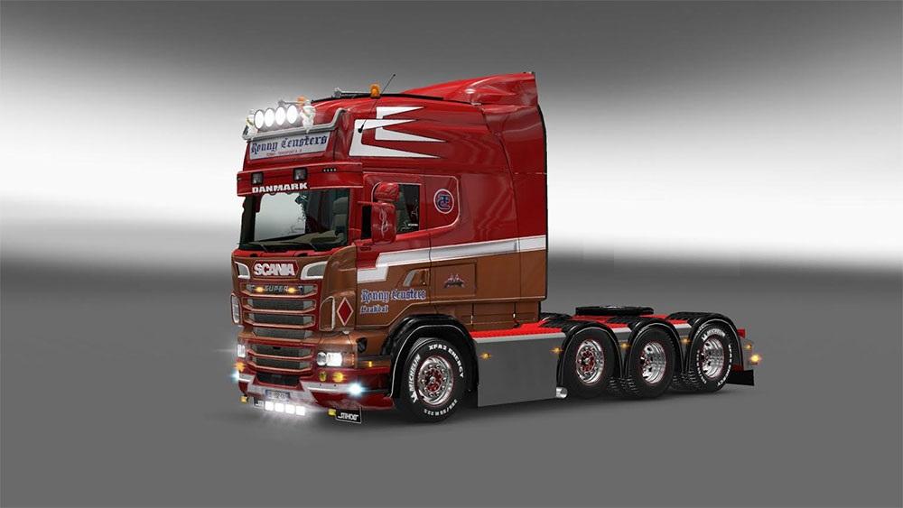 RONNY CEUSTERS SKIN FOR SCANIA RJL | ETS2 mods | Euro truck simulator 2 ...