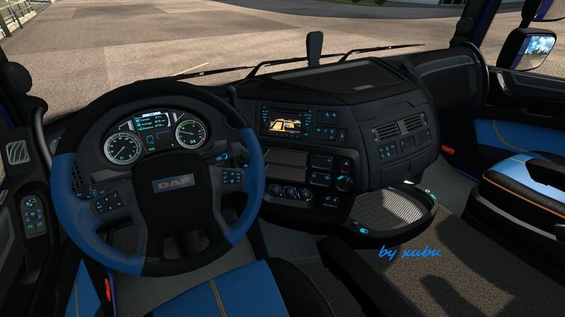 Daf Xf Euro 6 Blue Carbon V1 1 Ets2 Mods Euro Truck