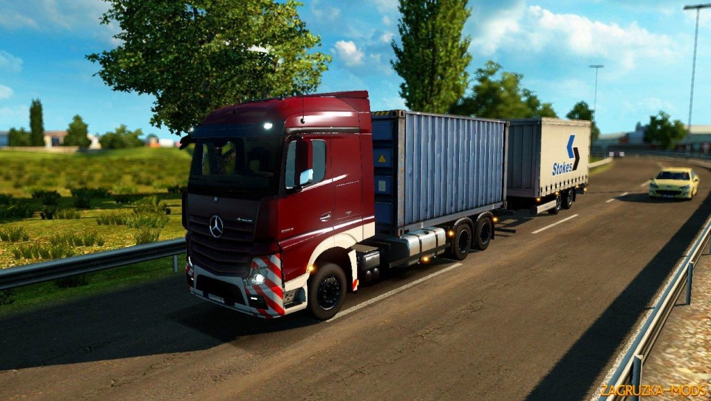 Mercedes Benz Actros Mp4 Rgd V1.2 - Ets2 Mods 