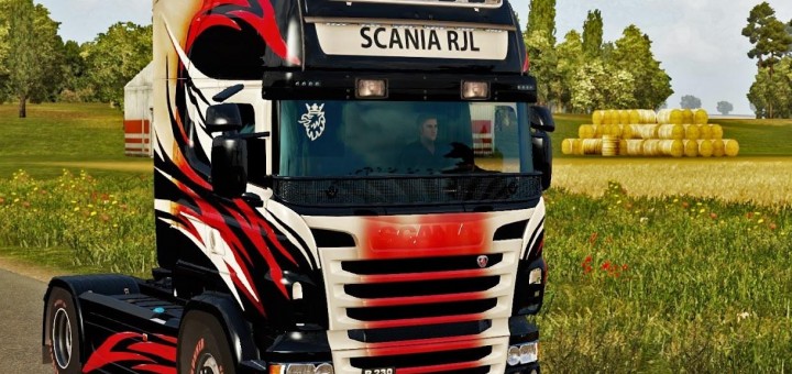 Scania Rjl Jeffrey Hart Skin Pack V Ets Mods Euro Truck Simulator Mods Ets Mods Lt