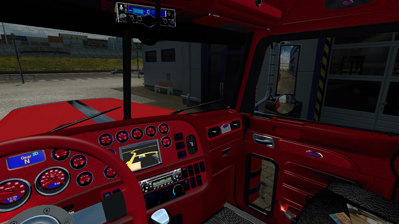 Peterbilt 389 Red Interior 1 22 Ets2 Mods Euro Truck