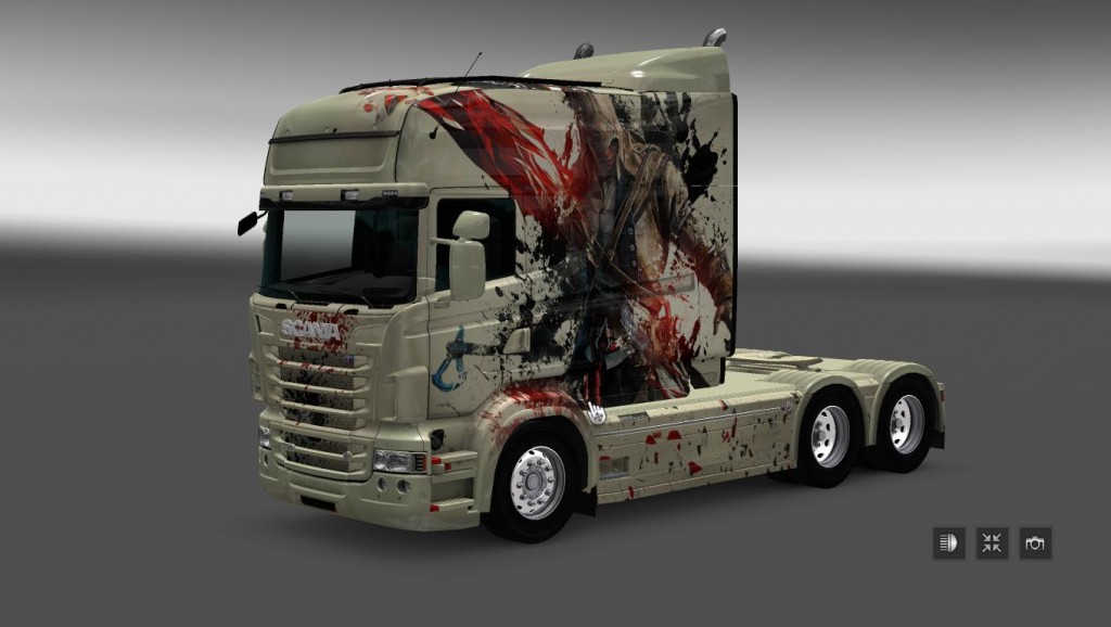 Scania Rs Rjl Longline Assassins Creed Skin Ets2 Mods Euro Truck