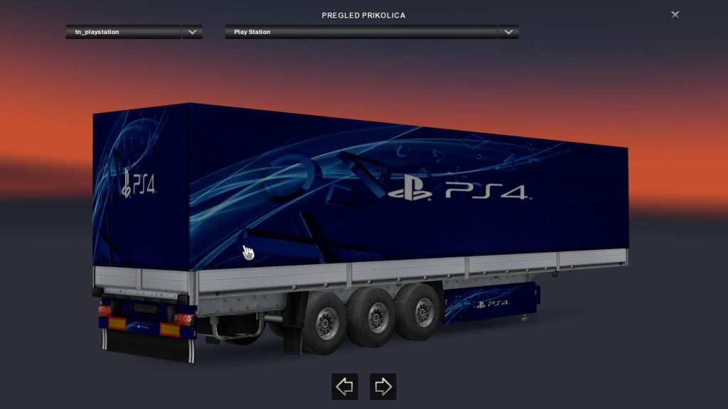 SONY PLAYSTATION PS4 TRAILER V1 - ETS2 mods | Euro truck simulator 2 ...