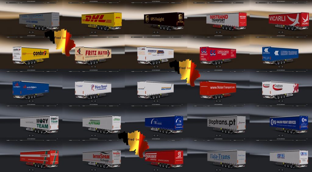 TRAILERS PACK NARKO V1 1.22.X & 1.23.X - ETS2 mods | Euro truck ...