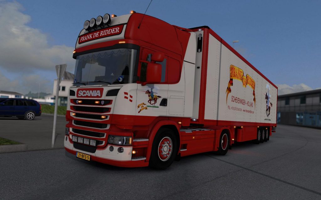 SCANIA FRANK DE RIDDER WITH SCHMITZ TRAILER 1.24 - ETS2 mods | Euro ...