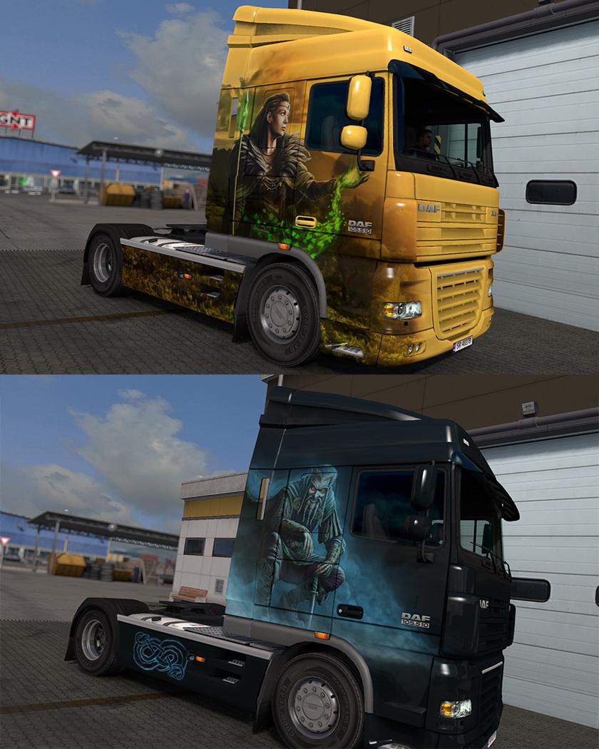 Euro Truck Simulator 2 - Prehistoric Paint Jobs Pack