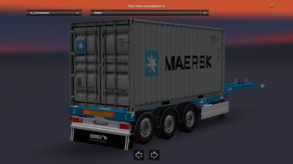 SCHMITZ SCF CONTAINER - ETS2 mods | Euro truck simulator 2 mods ...