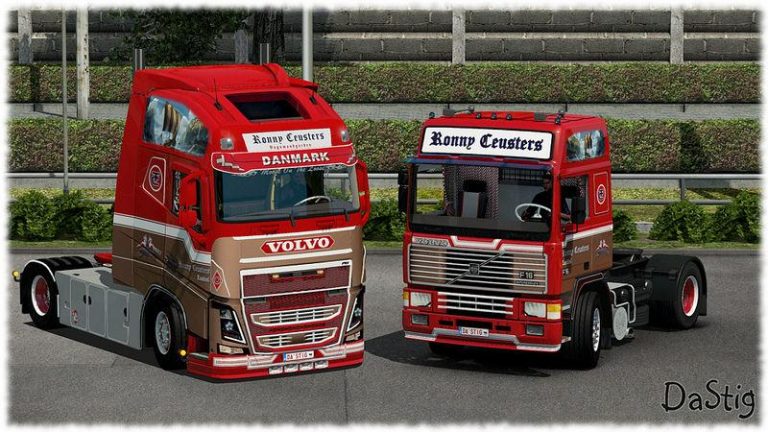 RONNY CEUSTERS SKIN PACK 1.24.X ETS2 mods Euro truck